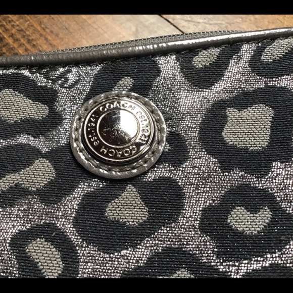 Coach Ocelot Animal Print Wristlet - Picture 6 of 6
